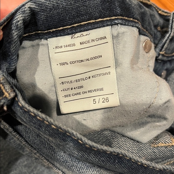 KanCan Blue Distressed 90’s Flare Jeans - Picture 7 of 7